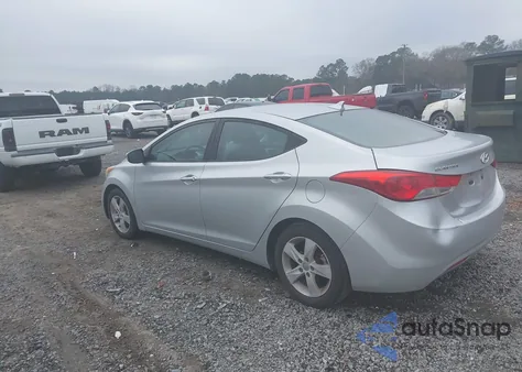 2012 Hyundai Elantra Gls (Ulsan Plant) from USA, damaged, VIN KMHDH4AE9CU220998